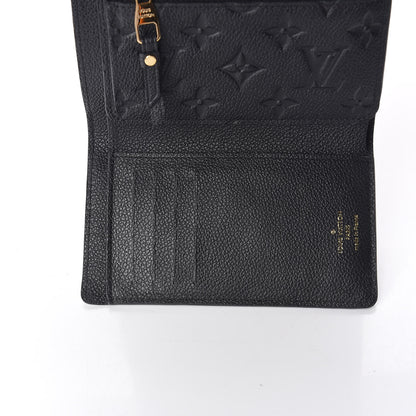 Louis Vuitton Empreinte Compact Curieuse Wallet Black 9 of 10