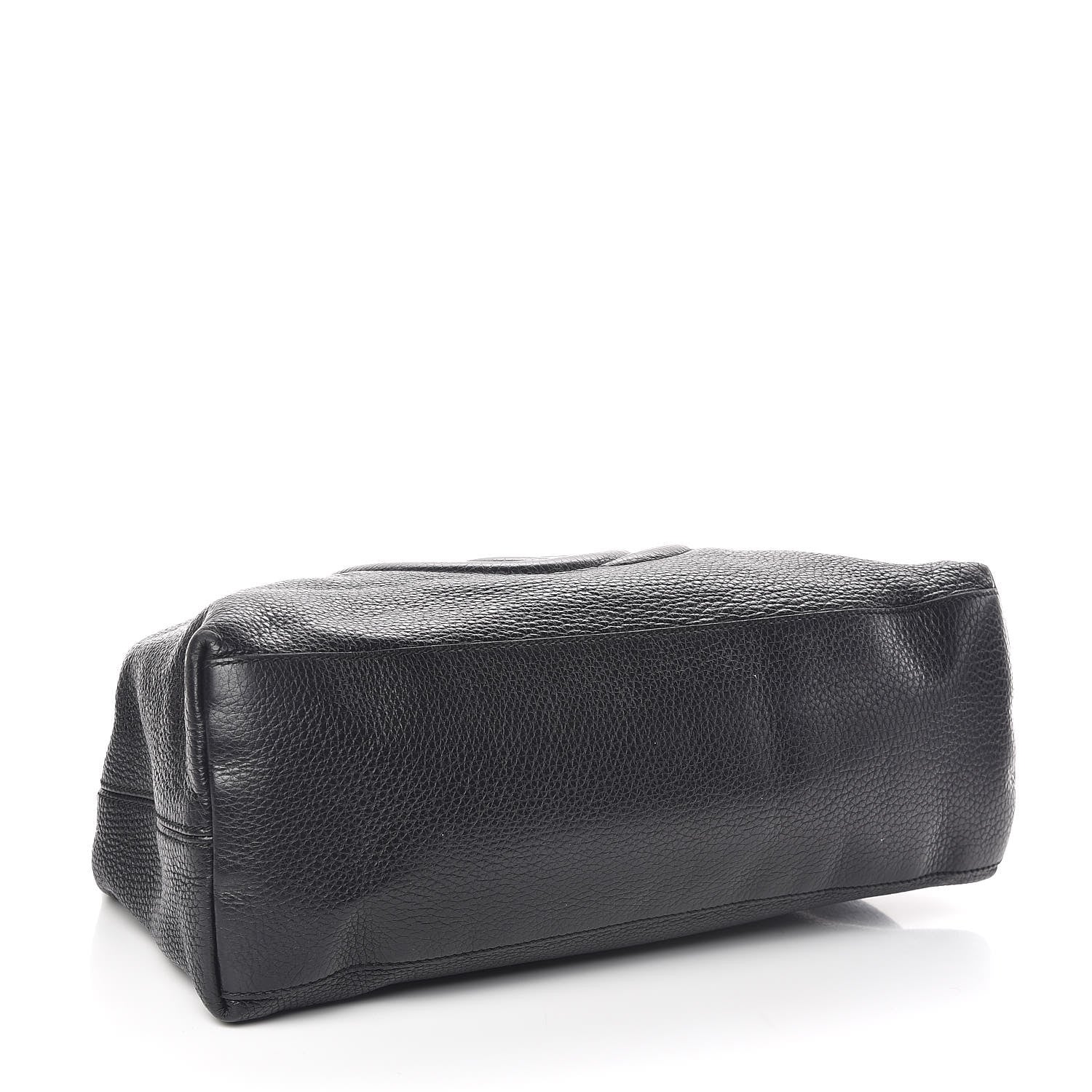 Gucci Pebbled Calfskin Medium Soho Chain Shoulder Bag Black 4 of 16
