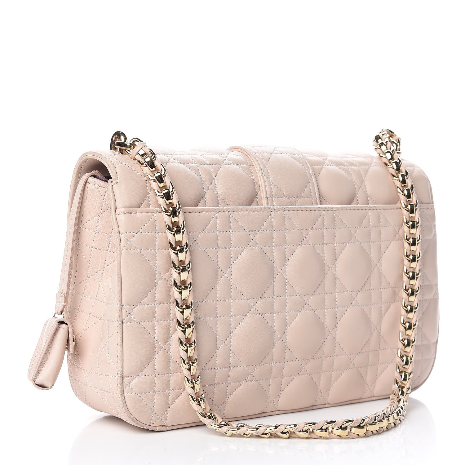Christian Dior Lambskin Cannage Medium Miss Dior Flap Light Pink 3 of 15