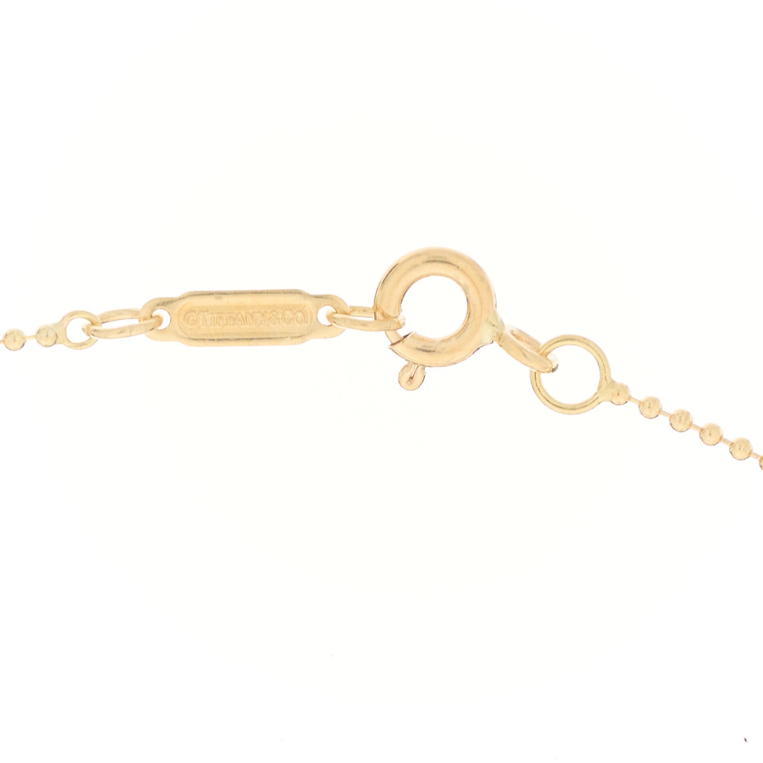 Tiffany 18K Yellow Gold Heart Locket Pendant Necklace 4 of 6