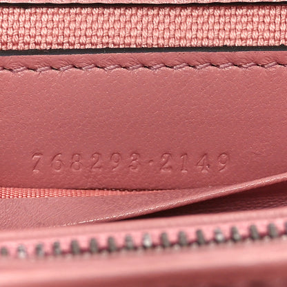 Gucci Calfskin Matelasse Double G Studs Mini Torchon GG Marmont Shoulder Bag Porcelain Rose 8 of 12