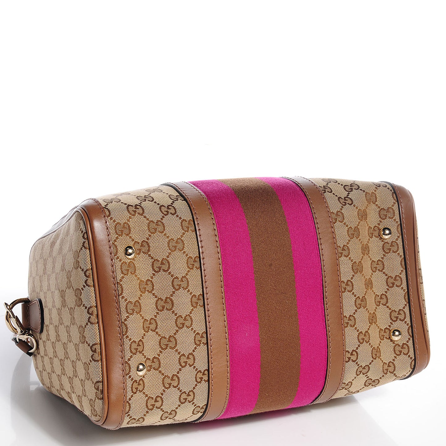 Monogram Vintage Web Medium Boston Maple Brown