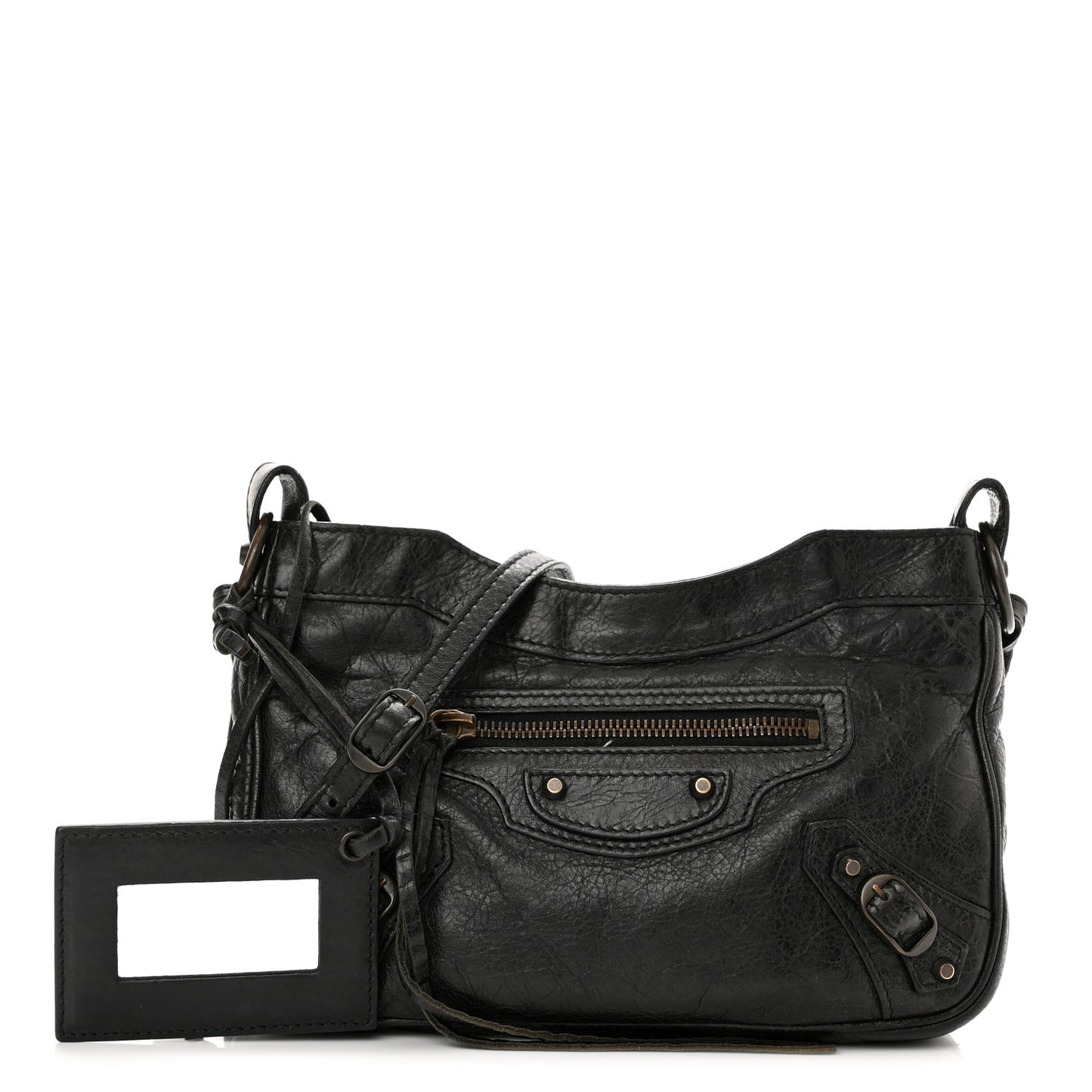 Agneau Classic Hardware Hip Black