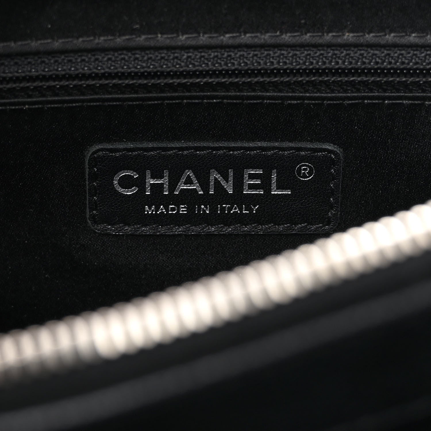 Chanel Caviar Quilted XL Grand Shopping Tote GST Black 6 of 12