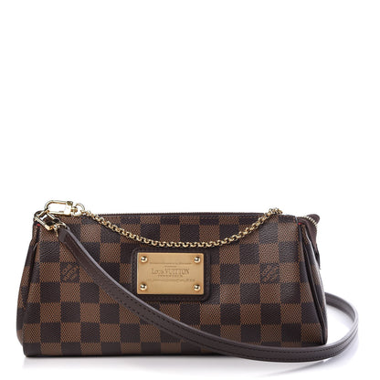 Louis Vuitton Damier Ebene Eva Clutch 1 of 8