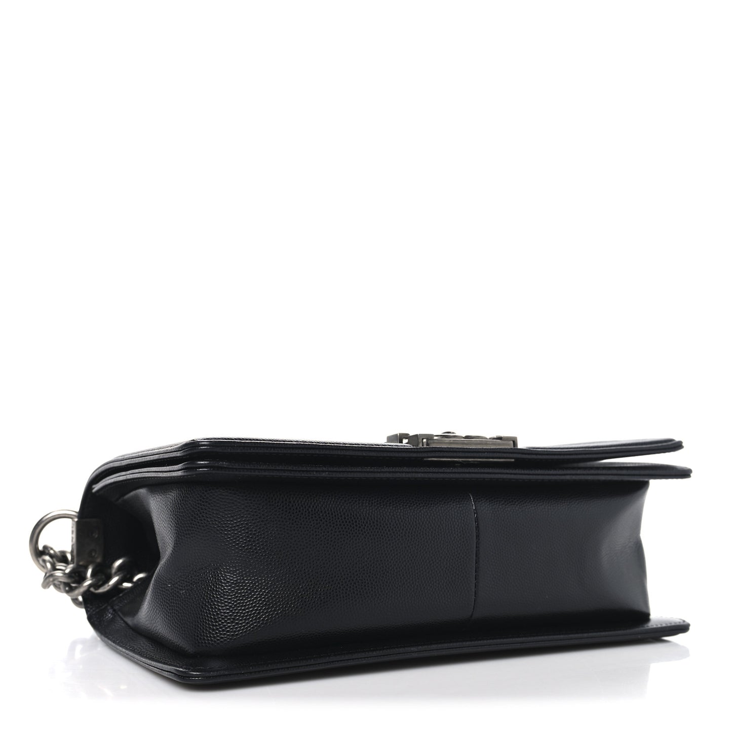Caviar Quilted Medium Boy Flap Black
