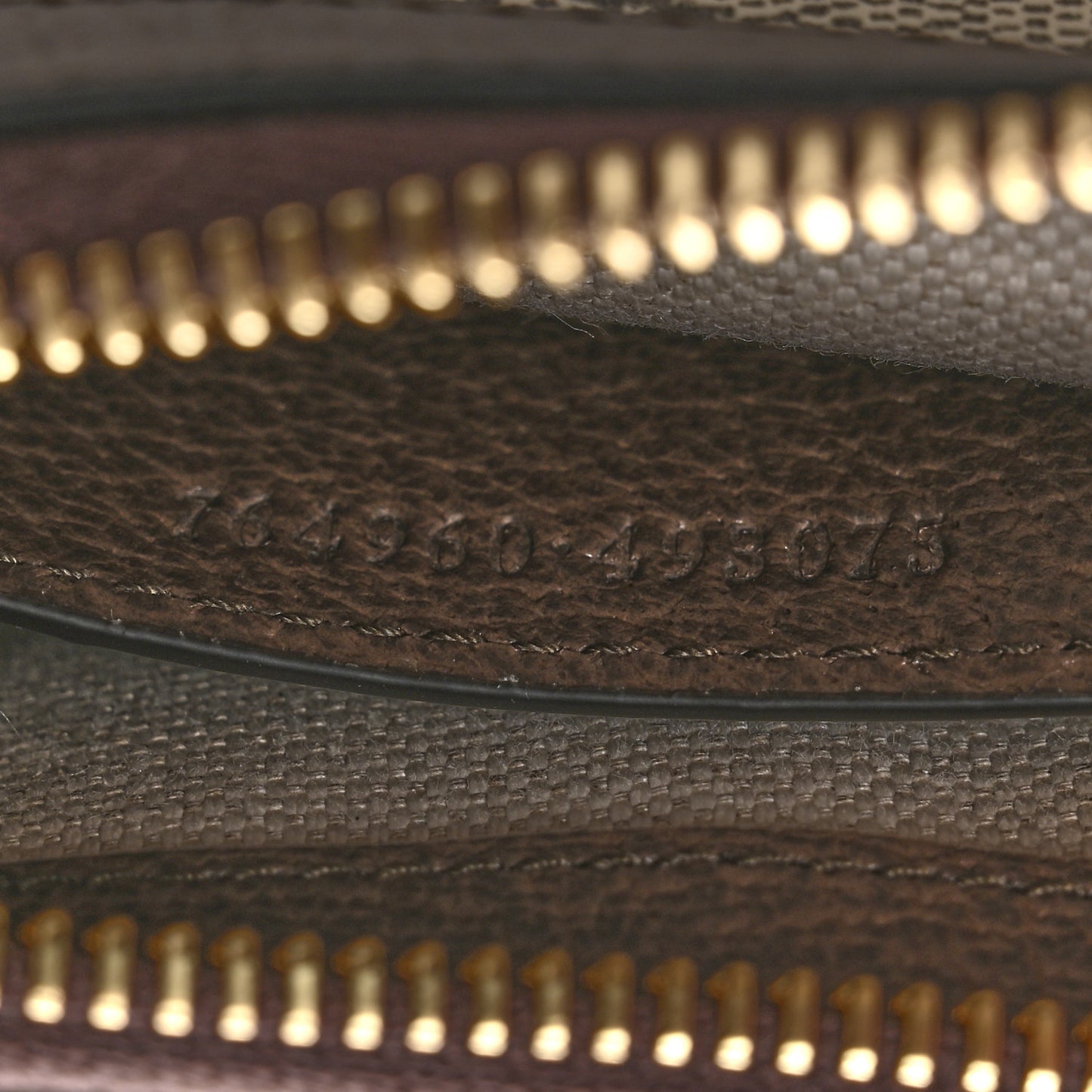 GG Supreme Monogram Textured Dollar Calfskin Mini Ophidia Chain Bag Beige Ebony