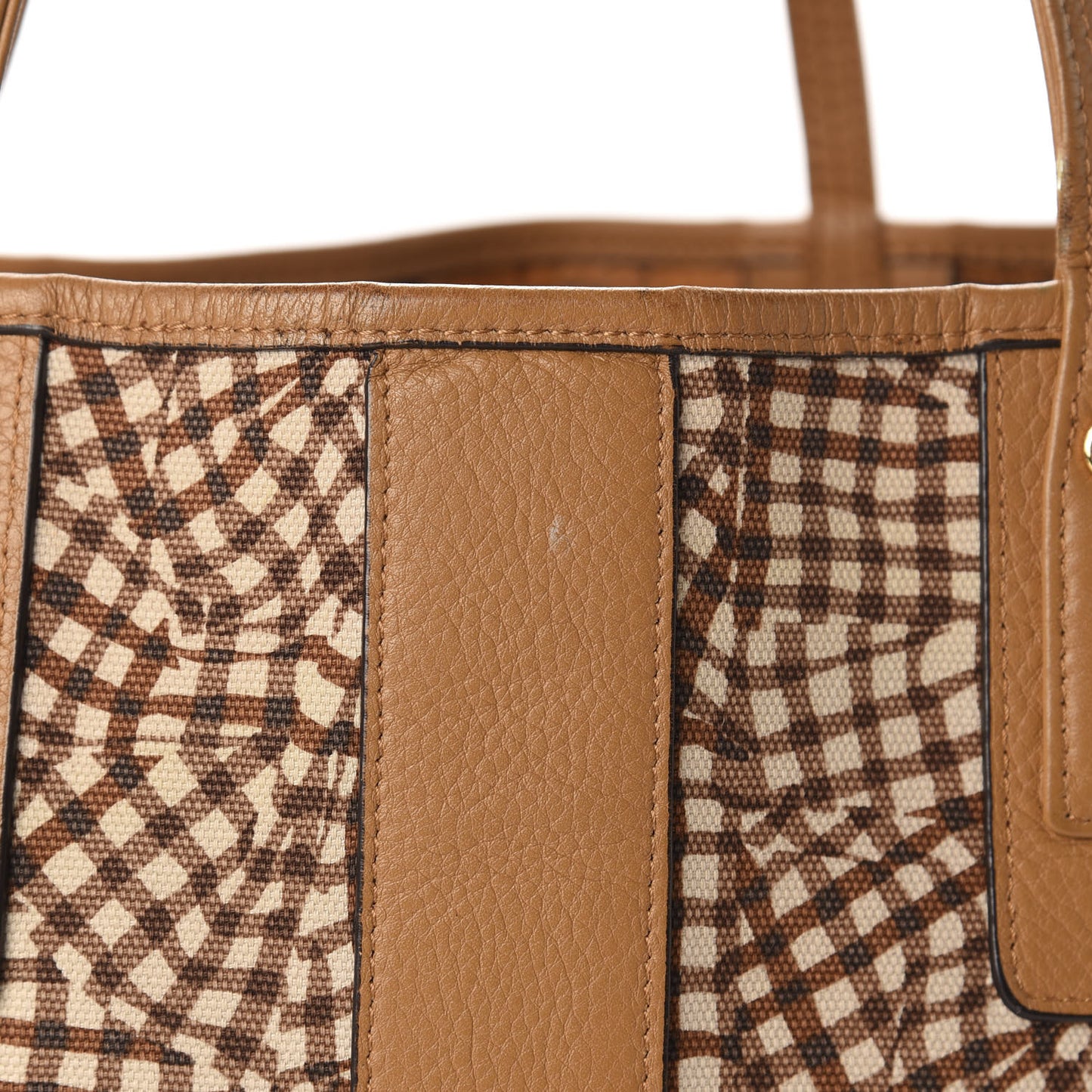 Visetos Medium Liz Reversible Shopper Tote Cognac