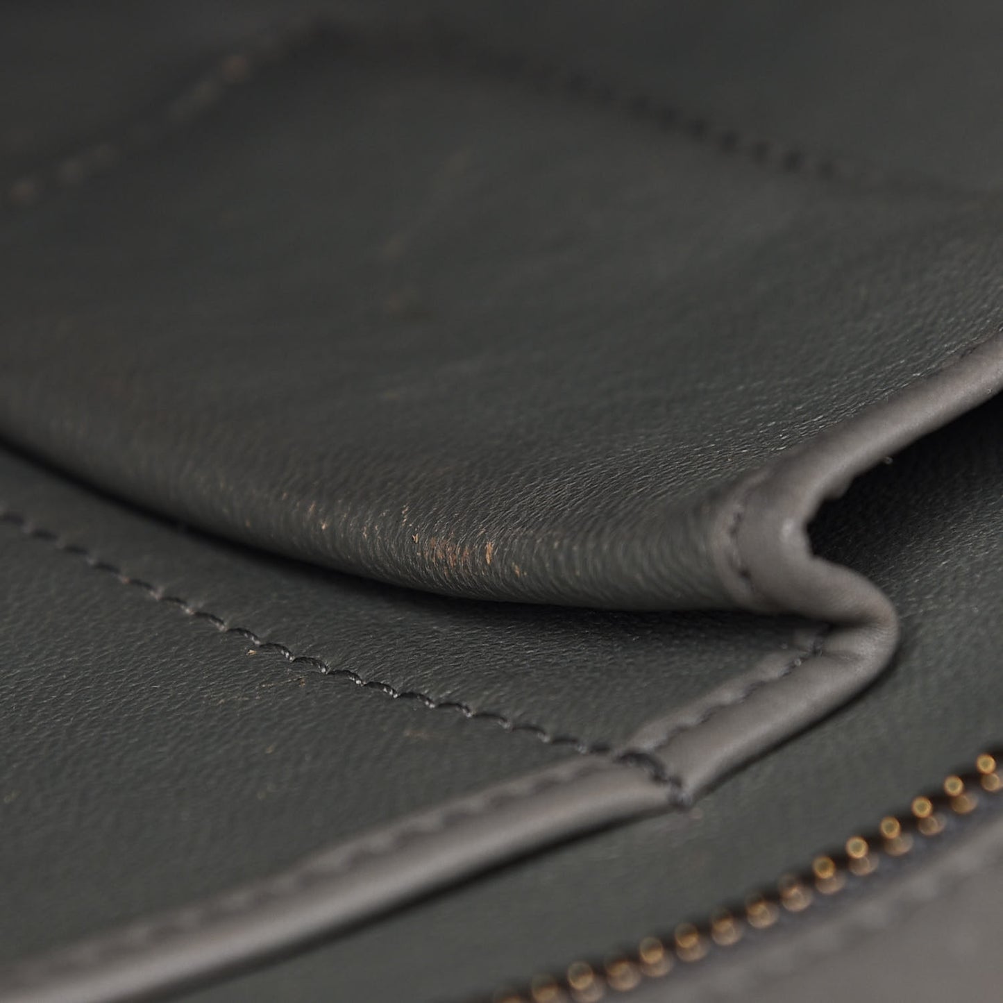 Smooth Calfskin Mini Luggage Grey