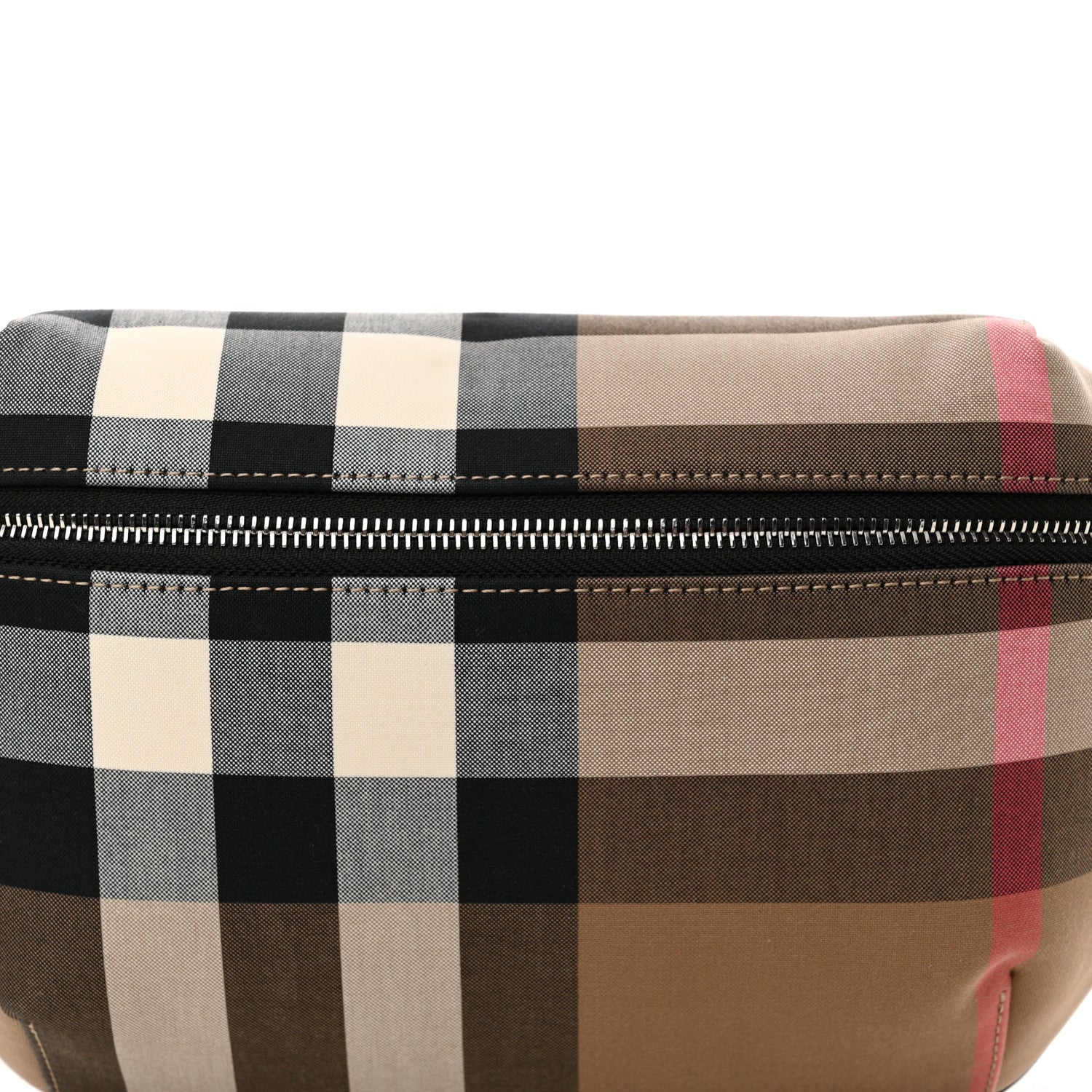 Burberry IP Check Sonny Bum Bag Taupe Brown 8 of 10