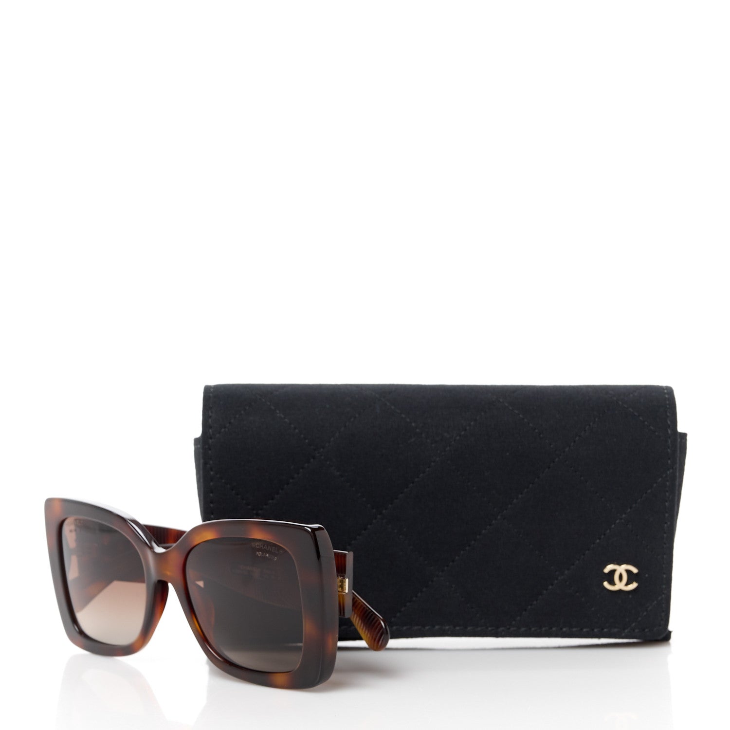 Chanel Square Polarized CC Sunglasses 5494 Tortoise Brown 8 of 8