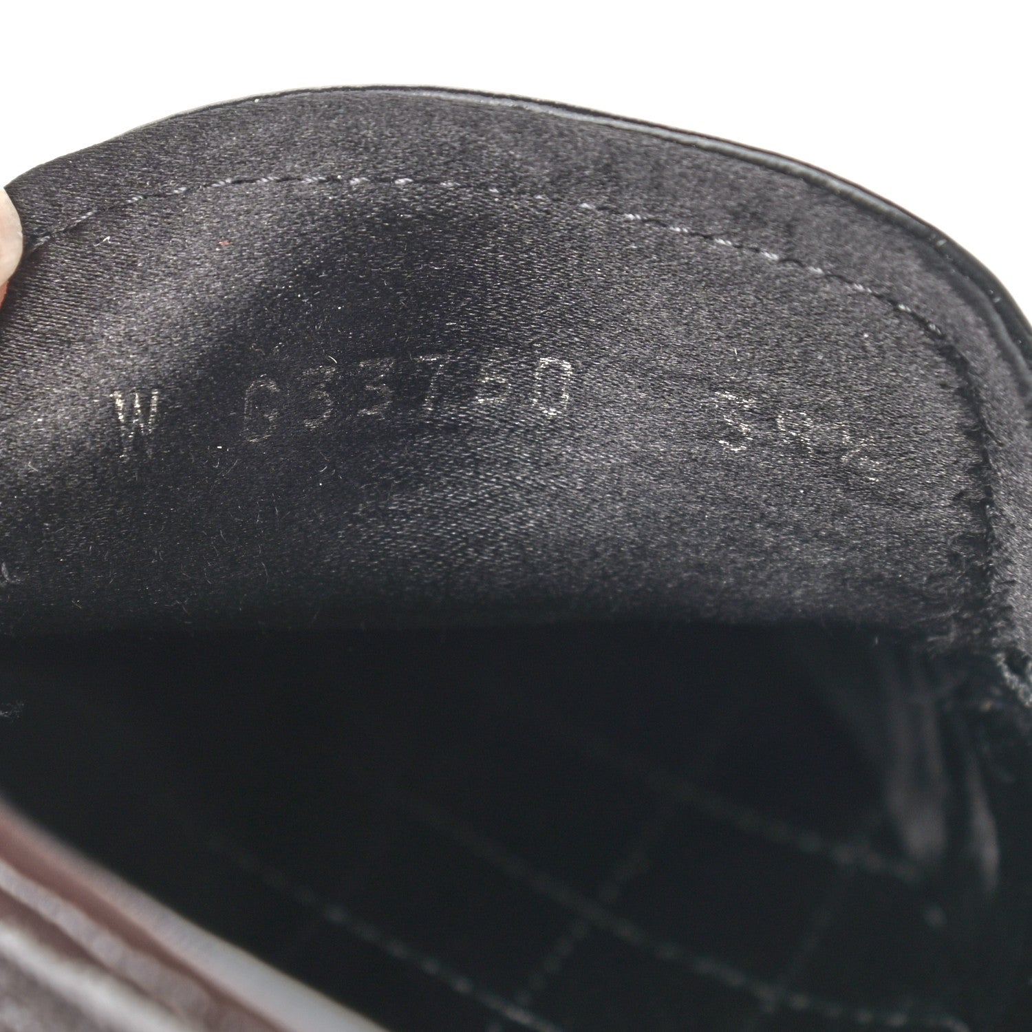 Chanel Crackled Patent Calfskin CC Mocassin Loafers 38.5 Black 10 of 11