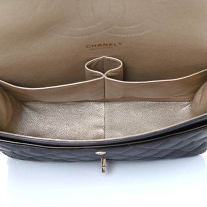 Chanel Lambskin Quilted Jumbo Double Flap Dark Grey 4 of 4