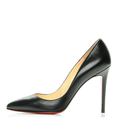 Christian Louboutin Kid Pigalle 100 Pumps 39 Black 1 of 7