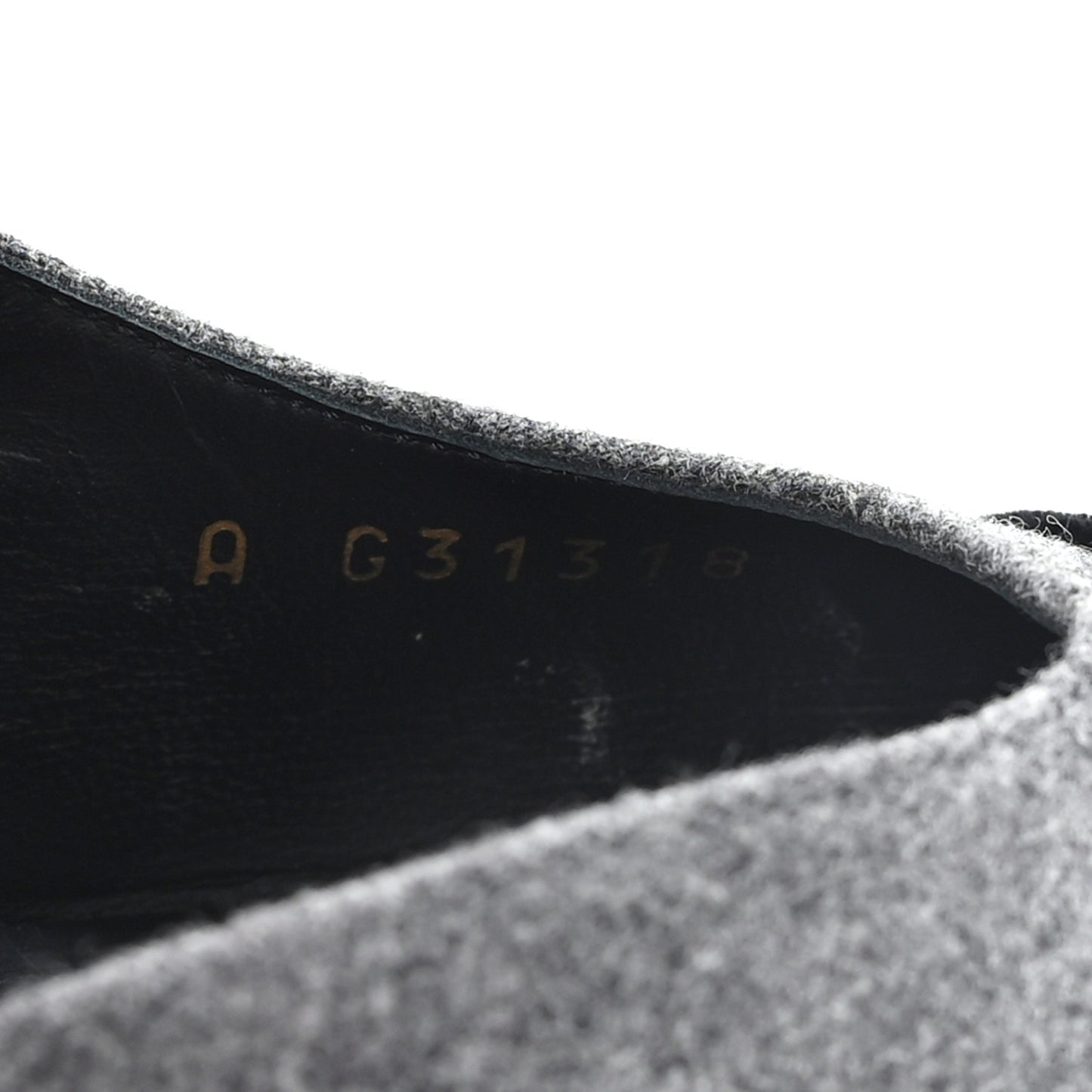 Tweed Patent Cap Toe CC Slingback Pumps 36.5 Gray