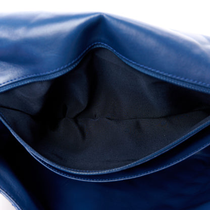 Chanel Lambskin Quilted Maxi Single Flap Marine Fonce 7 of 16