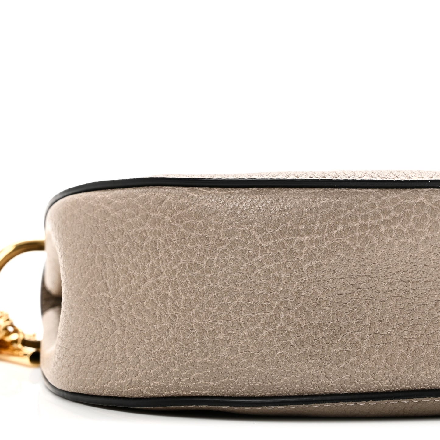 Grained Lambskin Mini Drew Shoulder Bag Motty Grey