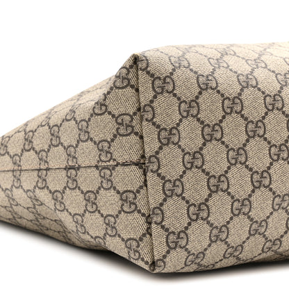 Gucci GG Supreme Monogram Medium Ophidia Shopping Tote Brown 9 of 11