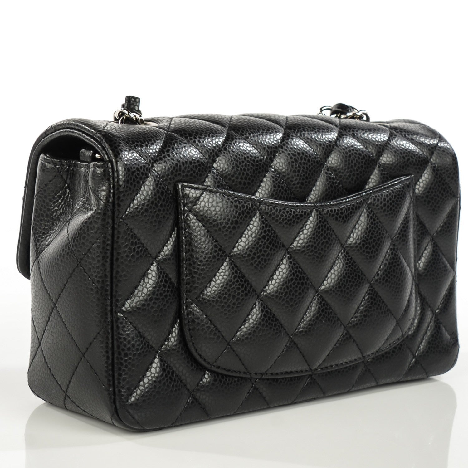 Chanel Caviar Quilted Mini Rectangular Flap Black 3 of 9