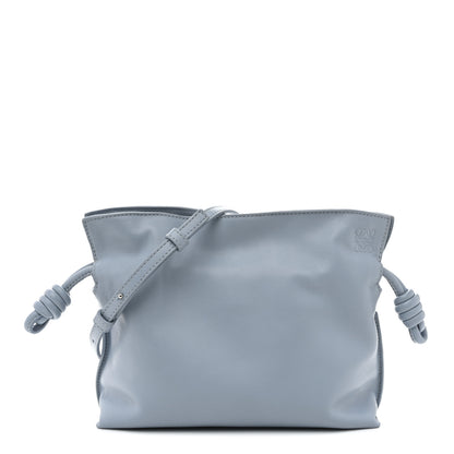 Loewe Calfskin Mini Flamenco Knot Clutch Dusty Blue 1 of 10