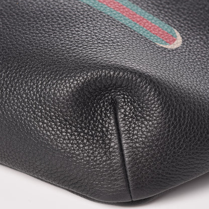 Gucci Grained Calfskin Logo Belt Bag Black 10 of 10