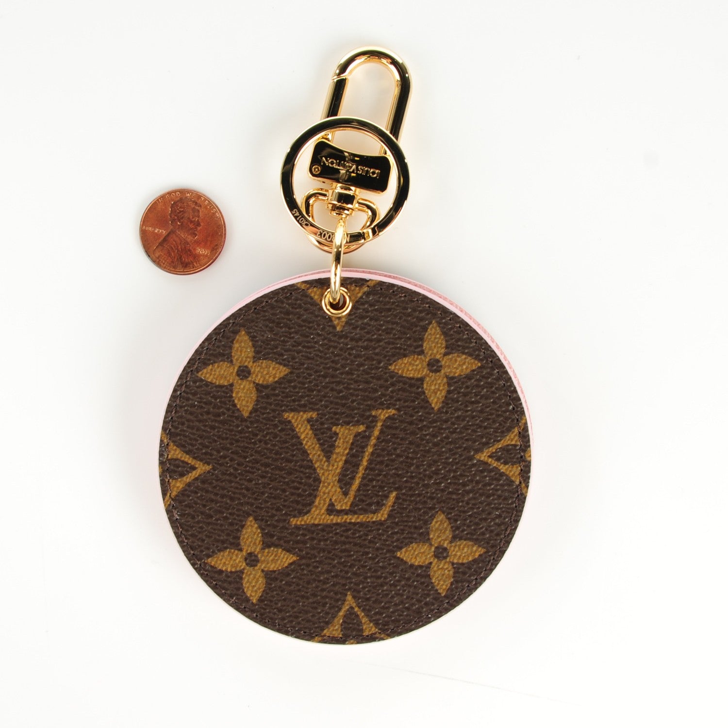 Louis Vuitton Monogram LV Mirror Key Holder Rose Ballerine 2 of 6