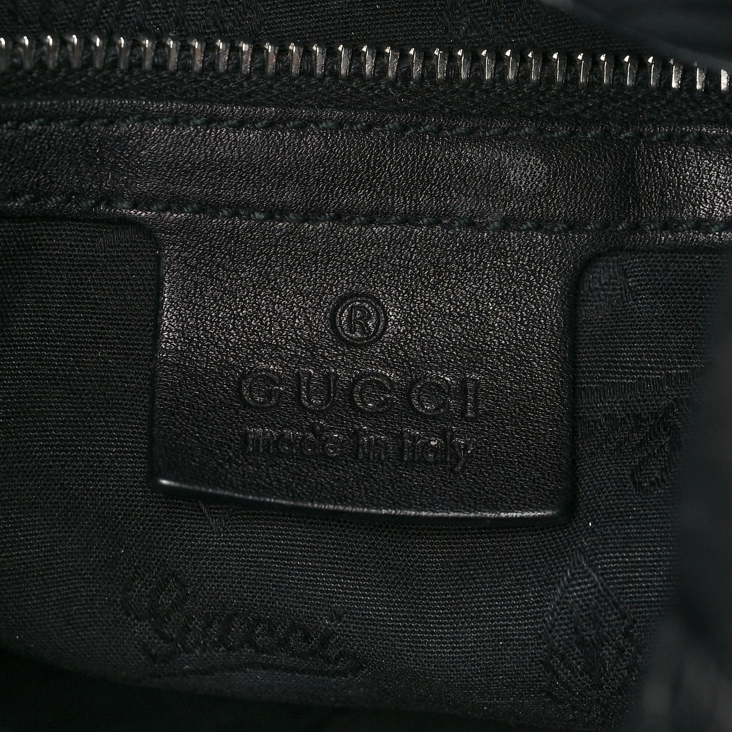 Guccissima Large GG Twins Hobo Black