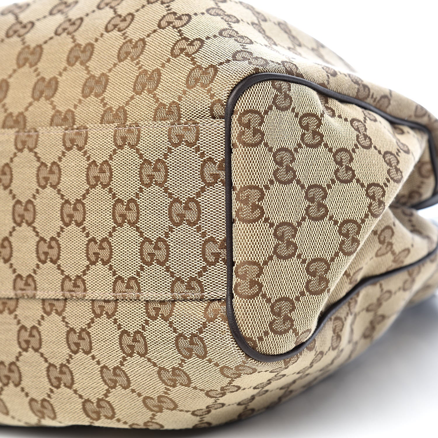 Gucci Monogram Shoulder Bag Dark Brown 9 of 10