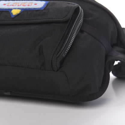 Gucci Nylon 80s Logo Patch Belt Bag Black 10 of 10