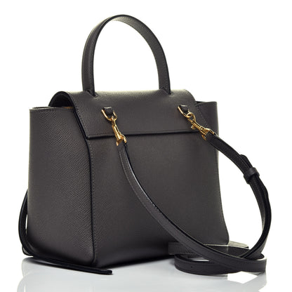 Celine Grained Calfskin Nano Belt Bag Grey 3 of 8