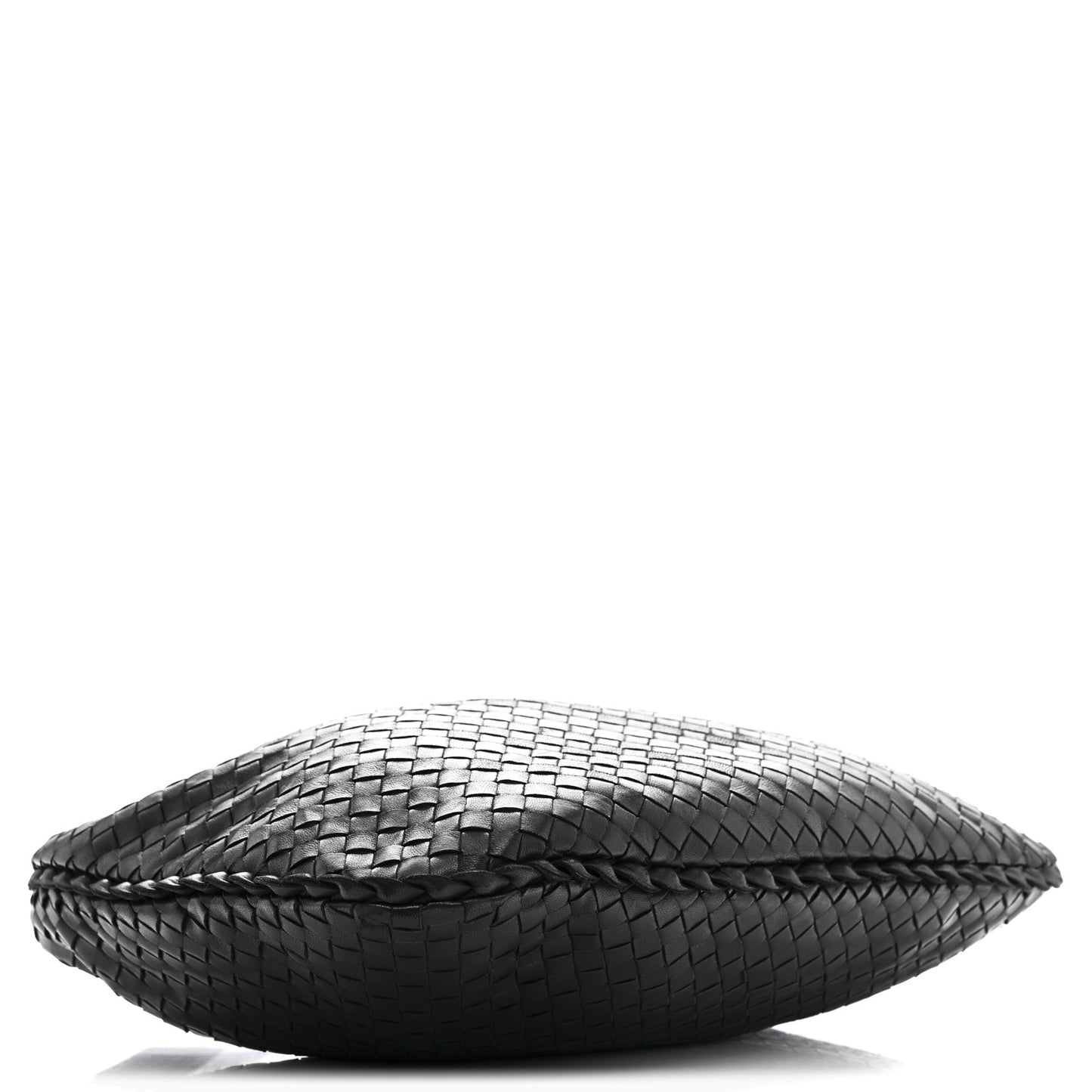 Nappa Intrecciato Medium Veneta Hobo Black