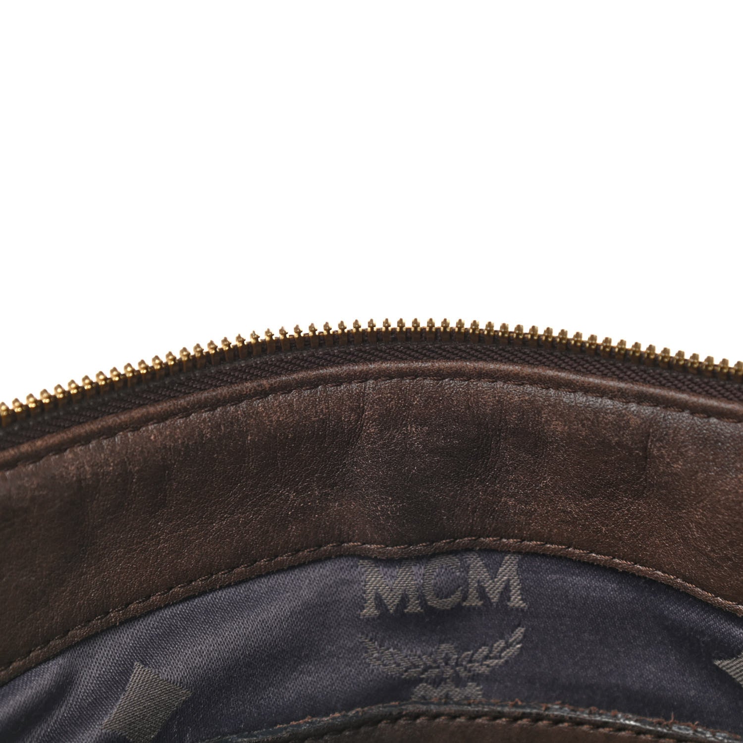 MCM Visetos Medium Essentials Shopper Tote Phantom Grey 12 of 13