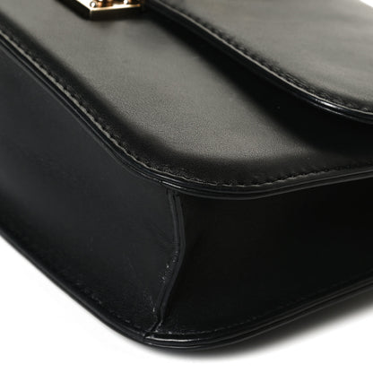 Valentino Garavani Vitello Medium Glam Lock Rockstud Flap Black 10 of 12