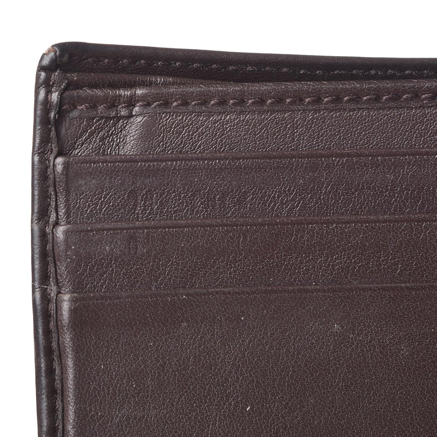 GG Plus Monogram Web Bi-Fold Wallet Dark Brown