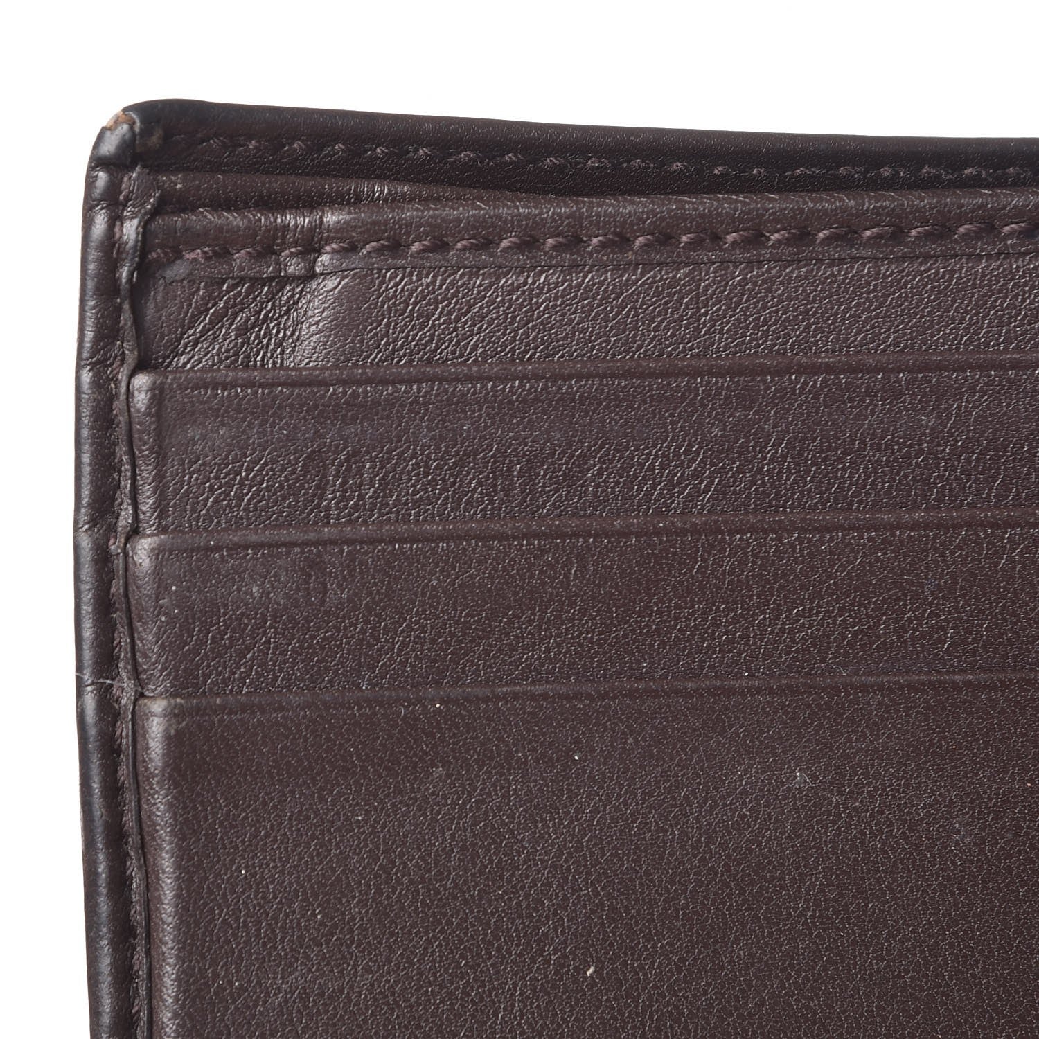 Gucci GG Plus Monogram Web Bi-Fold Wallet Dark Brown 7 of 10
