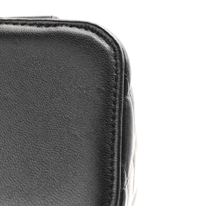 Chanel Lambskin Quilted Small Top Handle Vanity Case With Chain Black 11 of 14