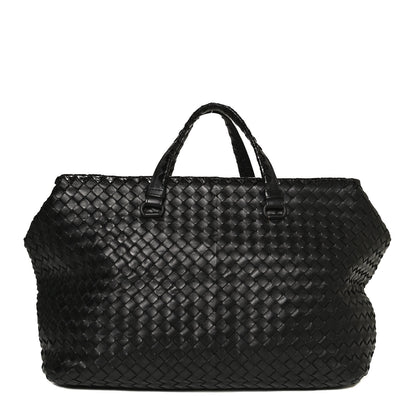 Bottega Veneta Nappa Intrecciato Ayers Brick Tote Black 1 of 11