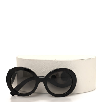 Prada Minimal Baroque Sunglasses SPR 08T Gradient Anthracite 10 of 10
