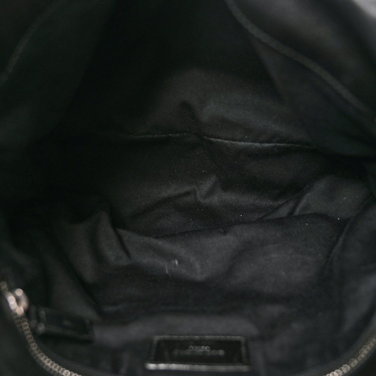 Saint Laurent Lambskin Quilted Medium Loulou Puffer Monogram Chain Satchel Black 5 of 10