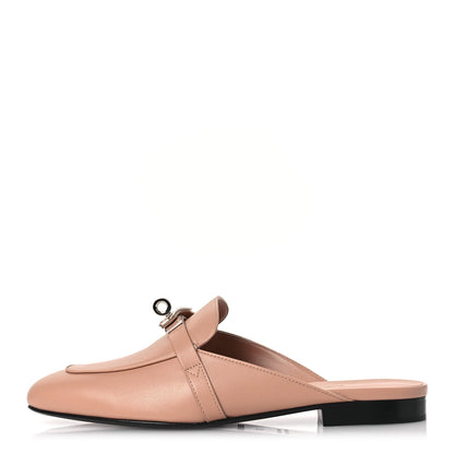 Hermes Calfskin Oz Mules 37 Beige Nude 1 of 12