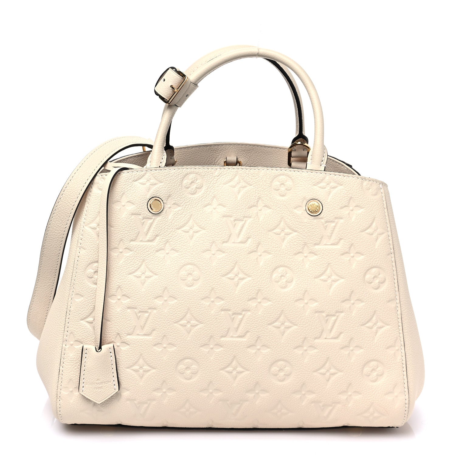 Louis Vuitton Empreinte Montaigne MM Creme 1 of 14