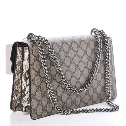 Gucci GG Supreme Monogram Elaphe Elephant Embroidered Small Dionysus Shoulder Bag 4 of 11