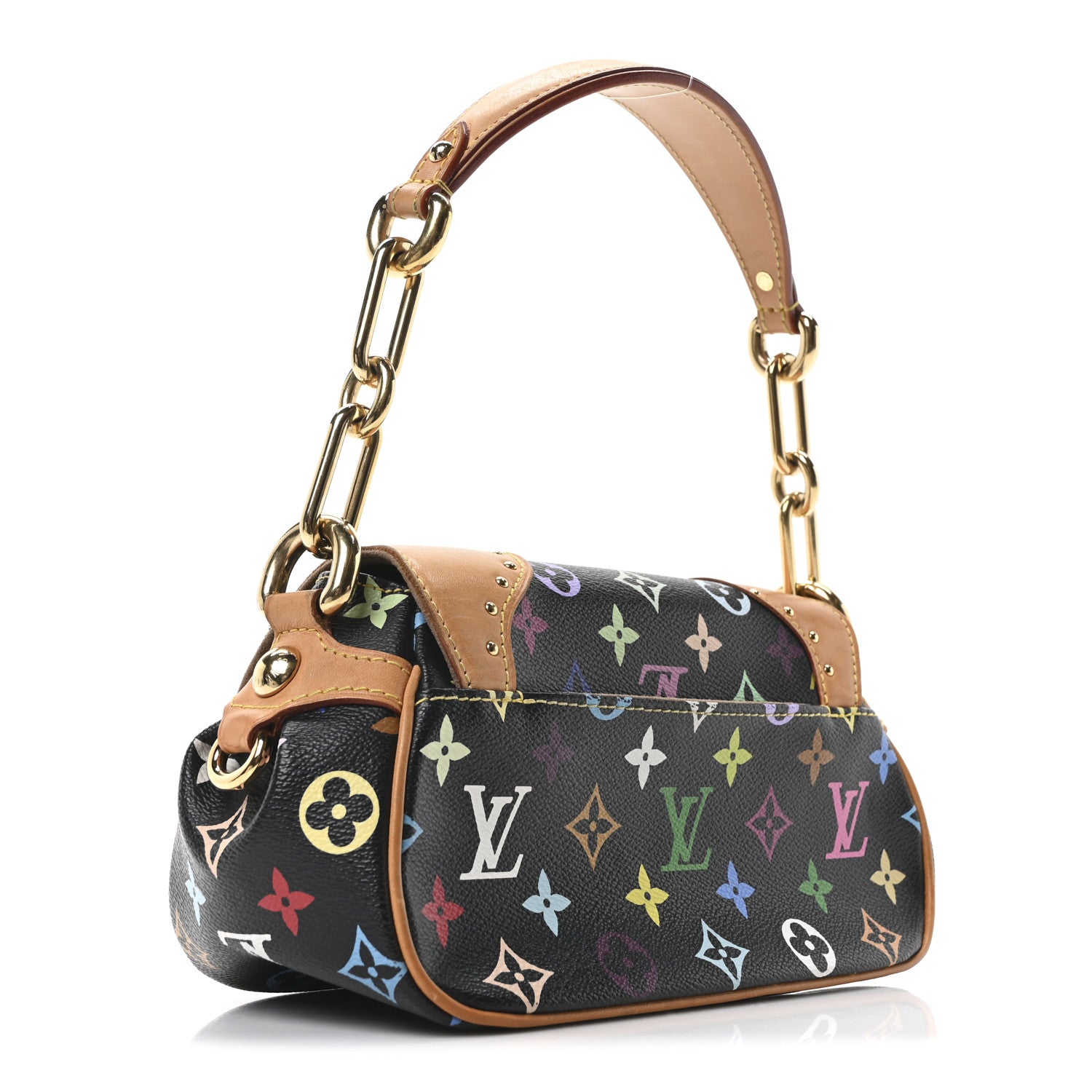 Louis Vuitton Monogram Multicolor Marilyn Black 3 of 9
