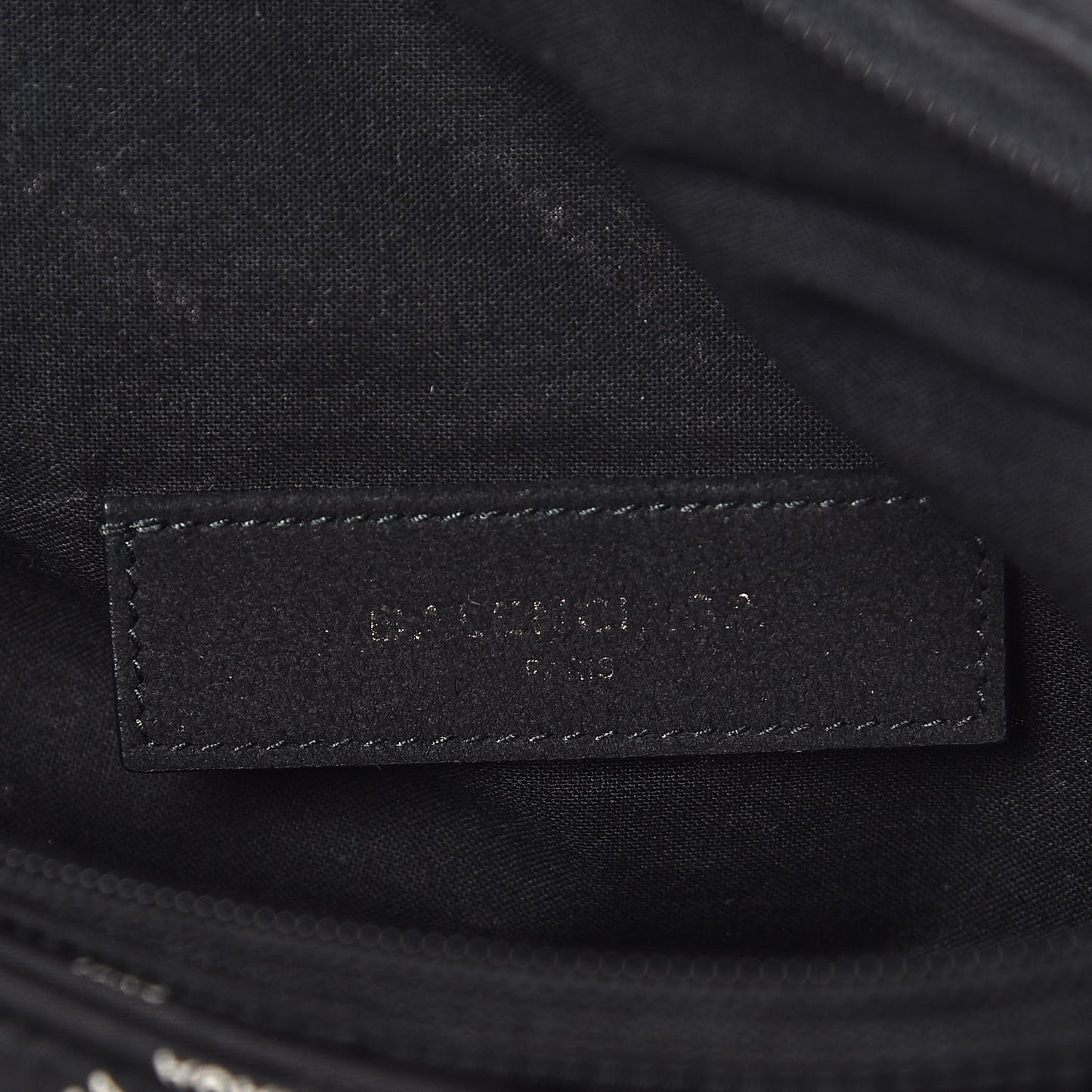 Twill Nylon Allover Logo Explorer Beltpack Black White