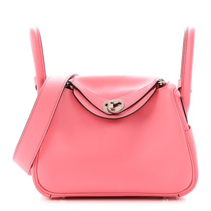 Hermes Swift Mini Lindy 20 Rose Ete 1 of 11