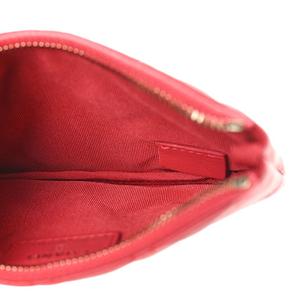 Chanel Lambskin Quilted Small Lucky Charms Cosmetic Case Pink 5 of 9