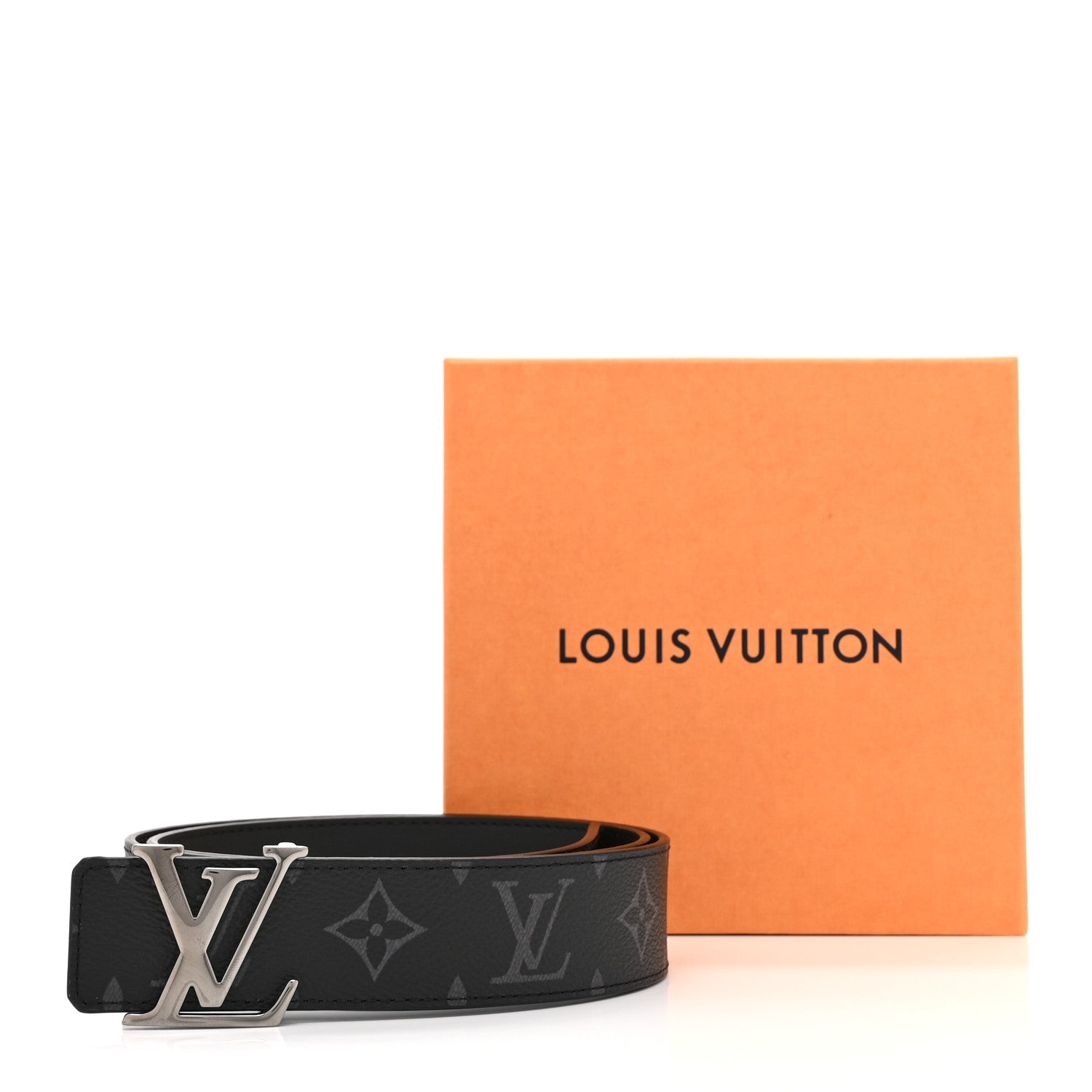 Louis Vuitton Calfskin Monogram Eclipse 35mm LV Initiales