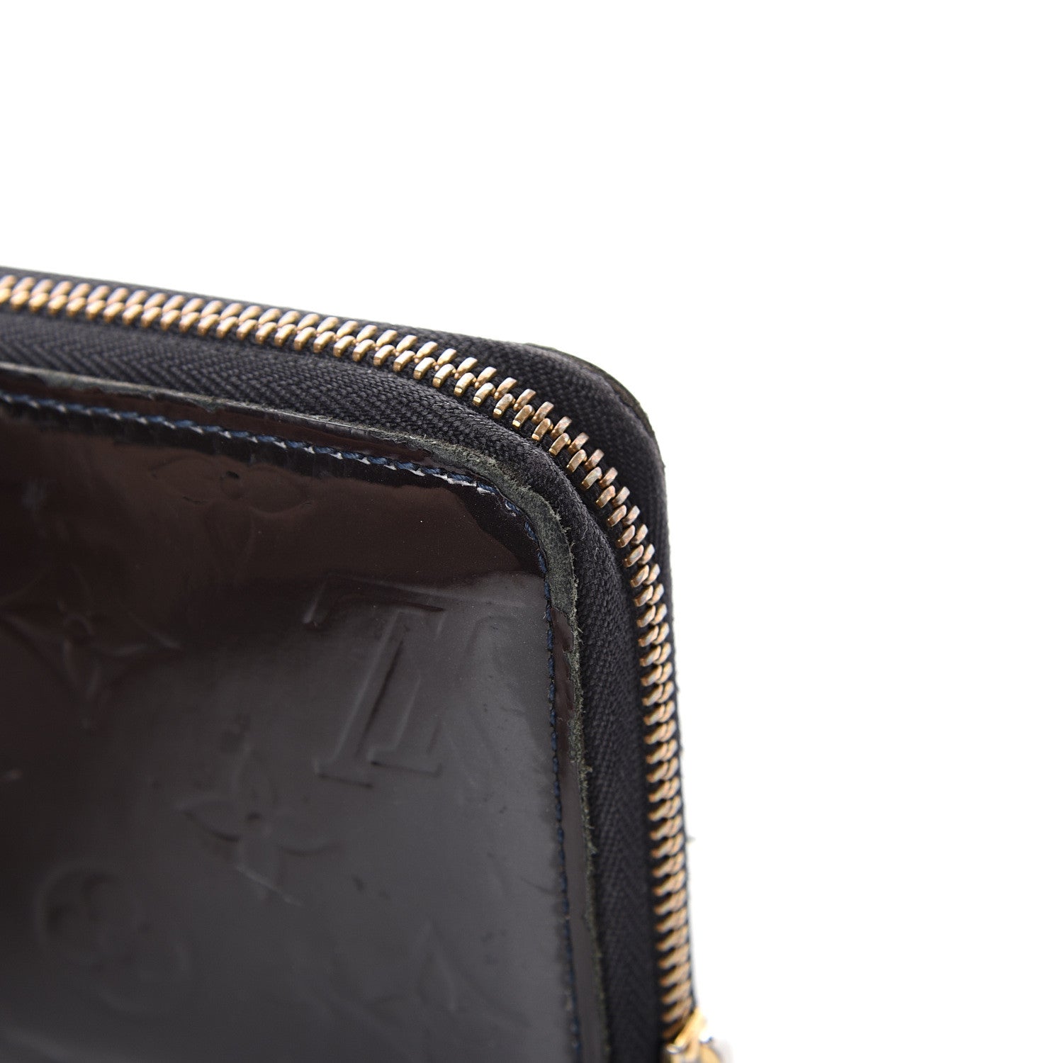 Louis Vuitton Vernis Zippy Wallet Blue Infini 14 of 16