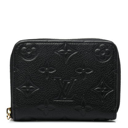 Louis Vuitton Empreinte Zippy Coin Purse Black 2 of 12