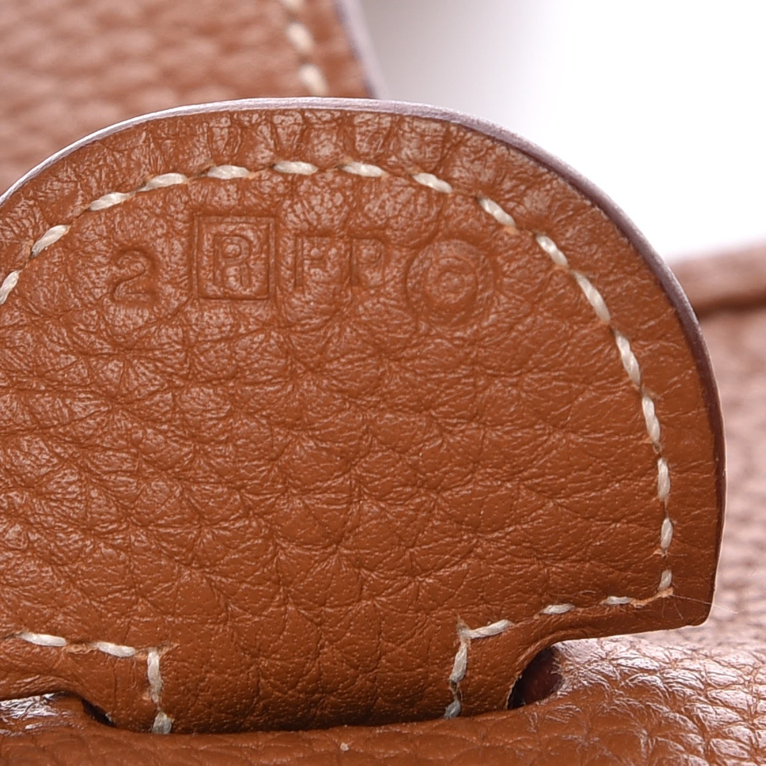 Hermes Taurillon Clemence Evelyne III GM Gold 7 of 10